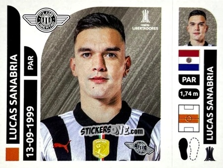 Sticker Lucas Sanabria - Conmebol Libertadores 2025 n. LIP11 - Panini