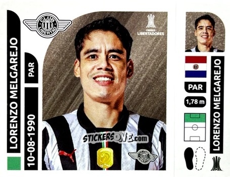 Sticker Lorenzo Melgarejo - Conmebol Libertadores 2025 n. LIP14 - Panini
