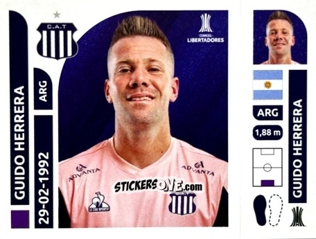 Cromo Guido Herrera - Conmebol Libertadores 2025 n. TAA2 - Panini