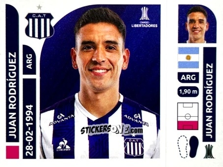 Cromo Juan Gabriel Rodríguez - Conmebol Libertadores 2025 n. TAA5 - Panini