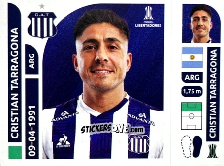 Cromo Cristian Tarragona - Conmebol Libertadores 2025 n. TAA13 - Panini