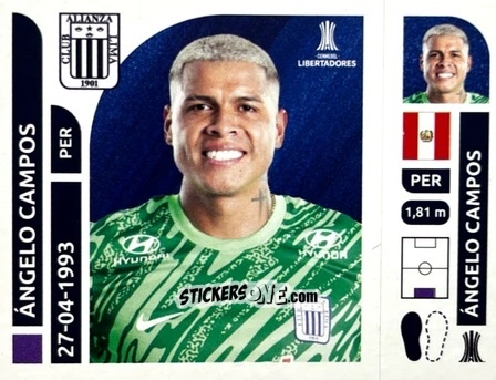 Figurina Ángelo Campos - Conmebol Libertadores 2025 n. ALP2 - Panini