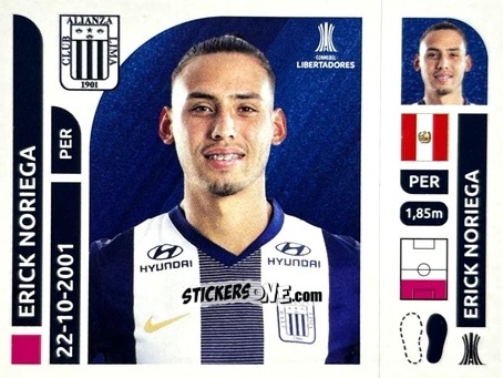 Figurina Erick Noriega - Conmebol Libertadores 2025 n. ALP5 - Panini