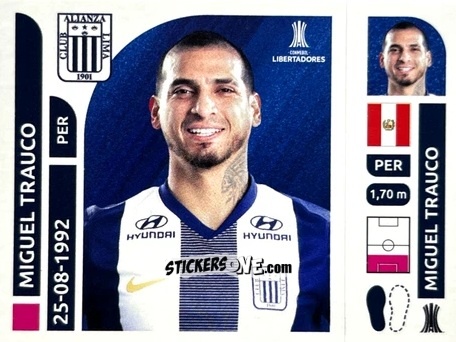 Sticker Miguel Trauco - Conmebol Libertadores 2025 n. ALP7 - Panini