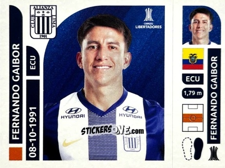 Figurina Fernando Gaibor - Conmebol Libertadores 2025 n. ALP11 - Panini