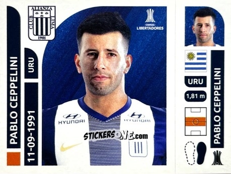 Cromo Pablo Ceppelini - Conmebol Libertadores 2025 n. ALP12 - Panini
