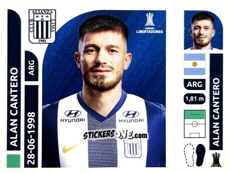 Figurina Alan Cantero - Conmebol Libertadores 2025 n. ALP13 - Panini