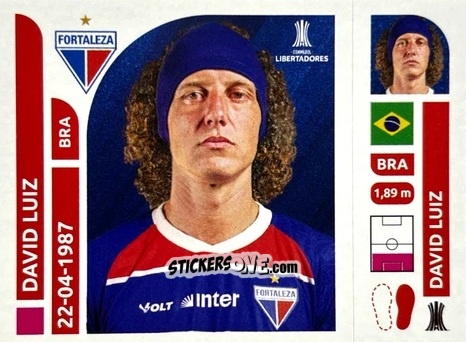 Figurina David Luiz - Conmebol Libertadores 2025 n. FOB5 - Panini