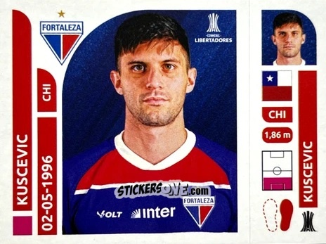 Sticker Benjamín Kuščević - Conmebol Libertadores 2025 n. FOB7 - Panini