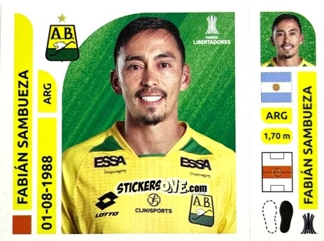 Figurina Fabián Sambueza