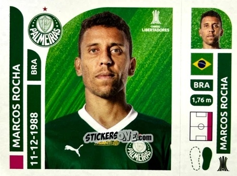Sticker Marcos Rocha - Conmebol Libertadores 2025 n. PAB3 - Panini