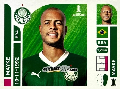 Cromo Mayke - Conmebol Libertadores 2025 n. PAB4 - Panini