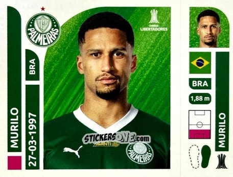 Cromo Murilo - Conmebol Libertadores 2025 n. PAB6 - Panini