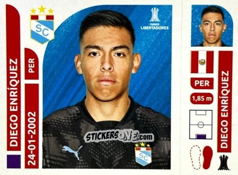 Cromo Diego Enríquez - Conmebol Libertadores 2025 n. SPP2 - Panini