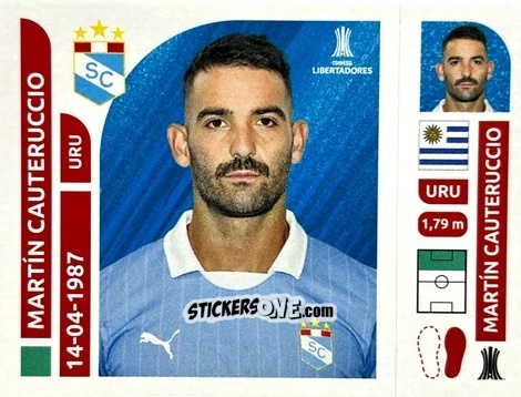 Cromo Martín Cauteruccio - Conmebol Libertadores 2025 n. SPP14 - Panini