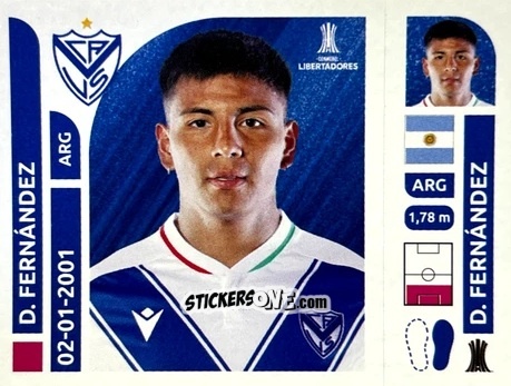 Cromo Damián Fernández - Conmebol Libertadores 2025 n. VEA3 - Panini