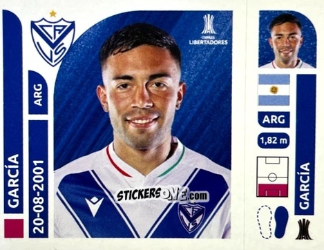 Cromo Joaquín García - Conmebol Libertadores 2025 n. VEA5 - Panini