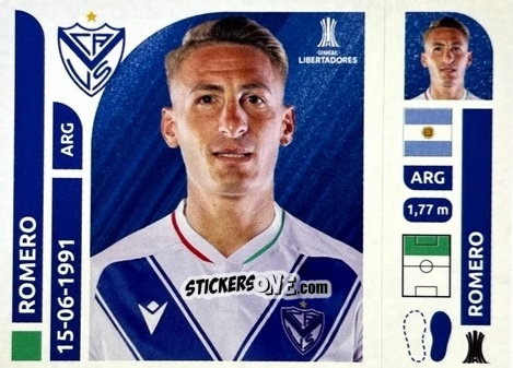 Cromo Braian Romero - Conmebol Libertadores 2025 n. VEA16 - Panini