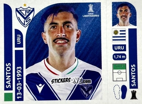 Cromo Michael Santos - Conmebol Libertadores 2025 n. VEA17 - Panini