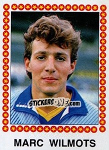 Cromo Marc Wilmots - Football Belgium 1987-1988 - Panini
