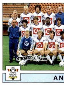 Figurina Equipe/Elftal - Football Belgium 1987-1988 - Panini