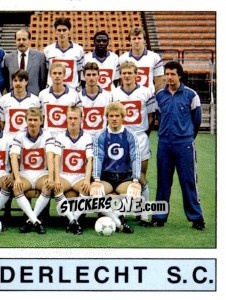 Figurina Equipe/Elftal - Football Belgium 1987-1988 n. 5 - Panini