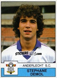Sticker Stephane Demol - Football Belgium 1987-1988 - Panini