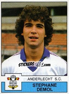 Sticker Stephane Demol - Football Belgium 1987-1988 n. 10 - Panini