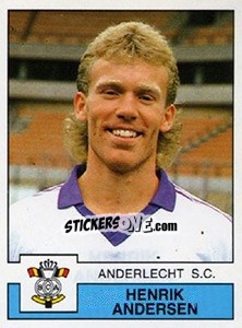 Cromo Henrik Andersen - Football Belgium 1987-1988 n. 11 - Panini