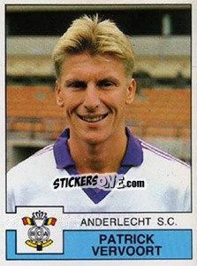 Sticker Patrick Vervoort - Football Belgium 1987-1988 - Panini