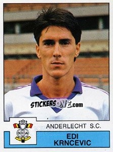 Sticker Edi Krncevic - Football Belgium 1987-1988 n. 15 - Panini