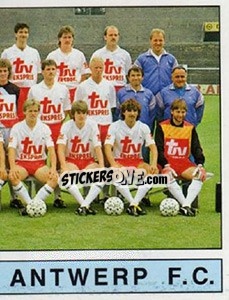 Sticker Equipe/Elftal - Football Belgium 1987-1988 n. 23 - Panini