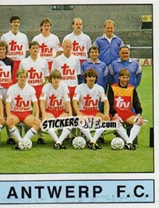 Sticker Equipe/Elftal