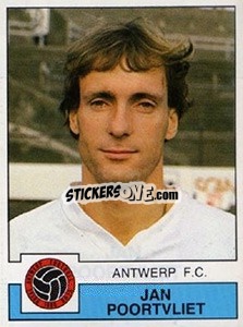 Cromo Jan Poortvliet - Football Belgium 1987-1988 - Panini