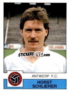Figurina Horst Schlierer - Football Belgium 1987-1988 - Panini