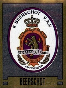 Sticker Armoiries Embleem - Football Belgium 1987-1988 - Panini