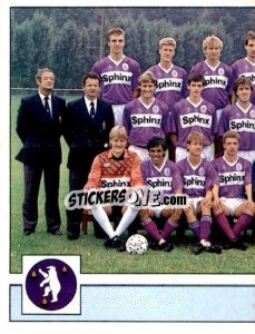 Figurina Equipe/Elftal - Football Belgium 1987-1988 n. 40 - Panini