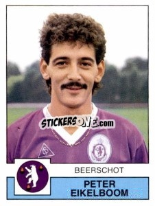 Sticker Peter Eikelboom - Football Belgium 1987-1988 - Panini