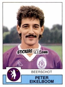 Figurina Peter Eikelboom - Football Belgium 1987-1988 - Panini