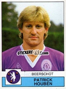 Cromo Patrick Houben - Football Belgium 1987-1988 - Panini