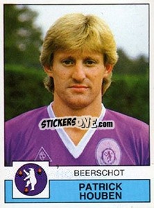 Cromo Patrick Houben - Football Belgium 1987-1988 n. 45 - Panini