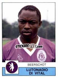 Sticker Lutonadio Di Vital - Football Belgium 1987-1988 - Panini