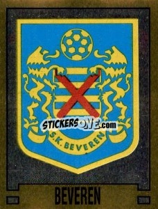 Sticker Armoiries Embleem - Football Belgium 1987-1988 - Panini