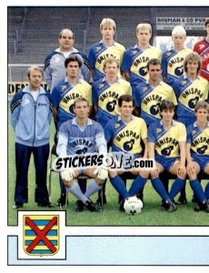 Sticker Equipe/Elftal