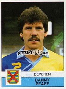 Sticker Danny Pfaff - Football Belgium 1987-1988 - Panini