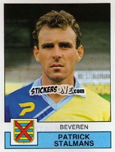 Figurina Patrick Stalmans - Football Belgium 1987-1988 - Panini