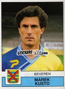 Cromo Marek Kusto - Football Belgium 1987-1988 - Panini