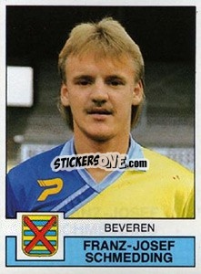 Sticker Franz-Josef Schmedding - Football Belgium 1987-1988 - Panini