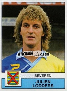 Sticker Julien Lodders - Football Belgium 1987-1988 - Panini