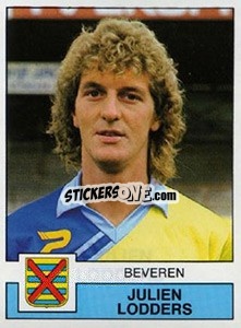 Sticker Julien Lodders - Football Belgium 1987-1988 n. 73 - Panini